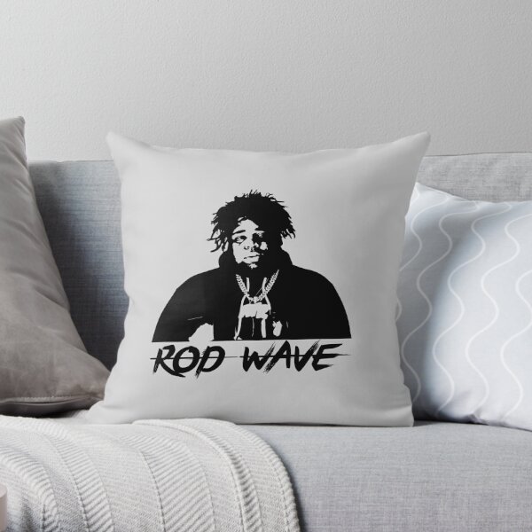 Rod Wave designs ,Rod Wave art  Throw Pillow RB1509 product Offical rod wave Merch