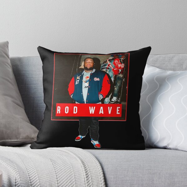 Rod Wave tee Throw Pillow RB1509 product Offical rod wave Merch