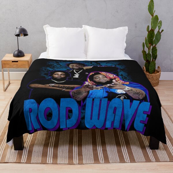 Rod Wave Vintage Bootleg 90s Throw Blanket RB1509 product Offical rod wave Merch