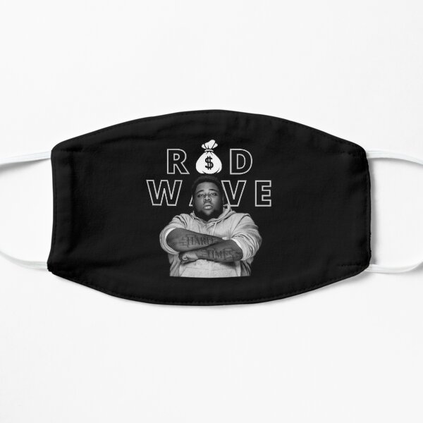 rod wave  Flat Mask RB1509 product Offical rod wave Merch