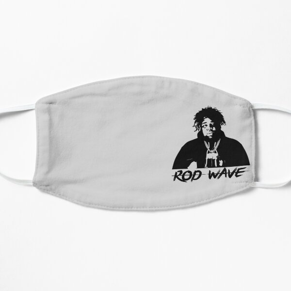 Rod Wave designs ,Rod Wave art  Flat Mask RB1509 product Offical rod wave Merch